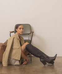 OASIS SOCIETY Barcelona - Knee High Western Boots - Jessiz Boutique