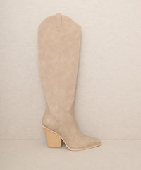 OASIS SOCIETY Barcelona - Knee High Western Boots - Jessiz Boutique