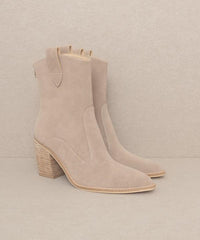 OASIS SOCIETY Tara - Two Paneled Western Boots - Jessiz Boutique