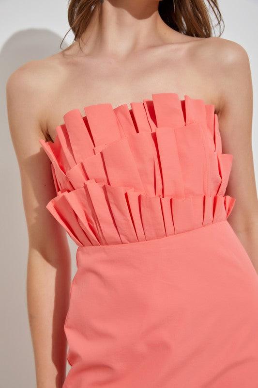 Off Shoulder Ruffle Dress - Jessiz Boutique
