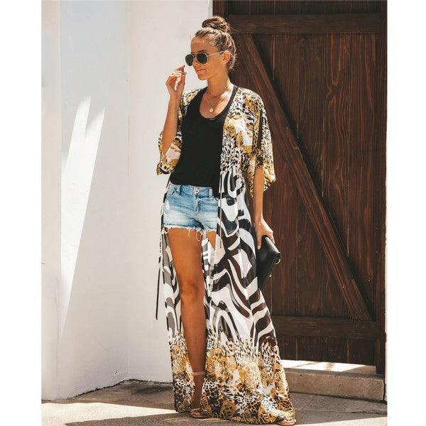 Open and Loose Wild Kimono - Jessiz Boutique