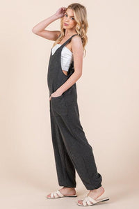 Orange Farm Clothing Textured Rib Overalls - Jessiz Boutique