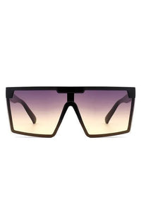 Oversize Square Flat Top Fashion Women Sunglasses - Jessiz Boutique