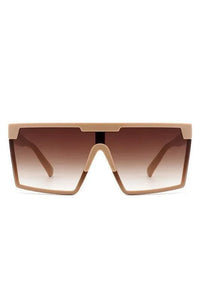 Oversize Square Flat Top Fashion Women Sunglasses - Jessiz Boutique