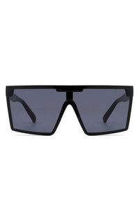 Oversize Square Flat Top Fashion Women Sunglasses - Jessiz Boutique