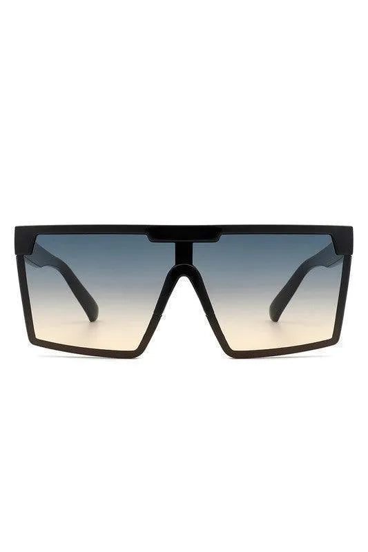 Oversize Square Flat Top Fashion Women Sunglasses - Jessiz Boutique