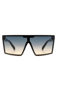 Oversize Square Flat Top Fashion Women Sunglasses - Jessiz Boutique