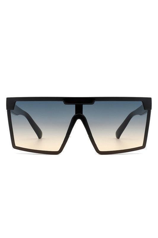 Oversize Square Flat Top Fashion Women Sunglasses - Jessiz Boutique