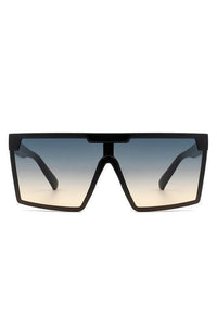 Oversize Square Flat Top Fashion Women Sunglasses - Jessiz Boutique