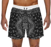 Paisley Bandana Print Swimming Shorts - Jessiz Boutique