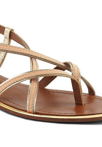 Pheboe Strappy Flat Sandals - Jessiz Boutique