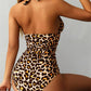 Plunge Halter One-piece Swimsuit - Jessiz Boutique