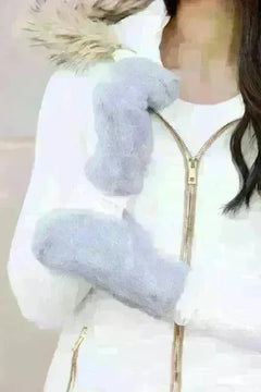 Plush Fur Lined Mittens - Jessiz Boutique