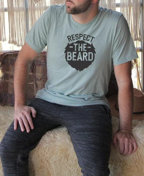 Respect the Beard Mens Tee - Jessiz Boutique