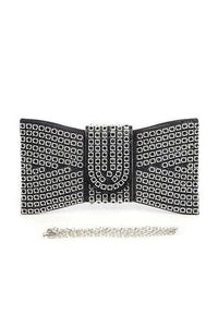 Rhinestone Bowtie Iconic Clutch Bag - Jessiz Boutique