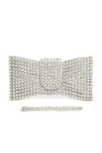 Rhinestone Bowtie Iconic Clutch Bag - Jessiz Boutique