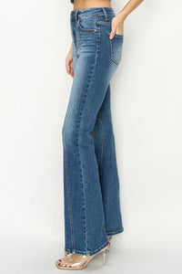 RISEN High Rise Front Seam Detailed Flare Jeans - Jessiz Boutique