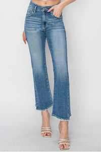 RISEN High Rise Slim Straight Jeans - Jessiz Boutique