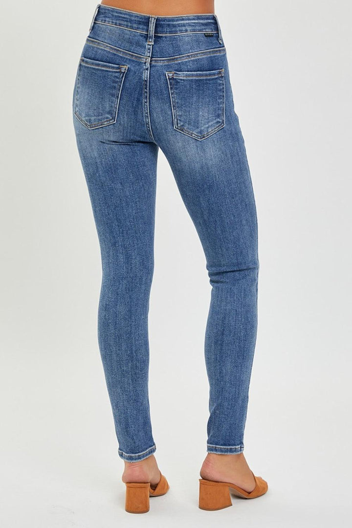 RISEN Mid Rise Ankle Skinny Jeans - Jessiz Boutique
