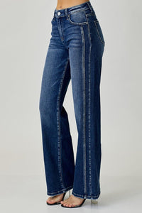 RISEN Mid Rise Straight Jeans - Jessiz Boutique