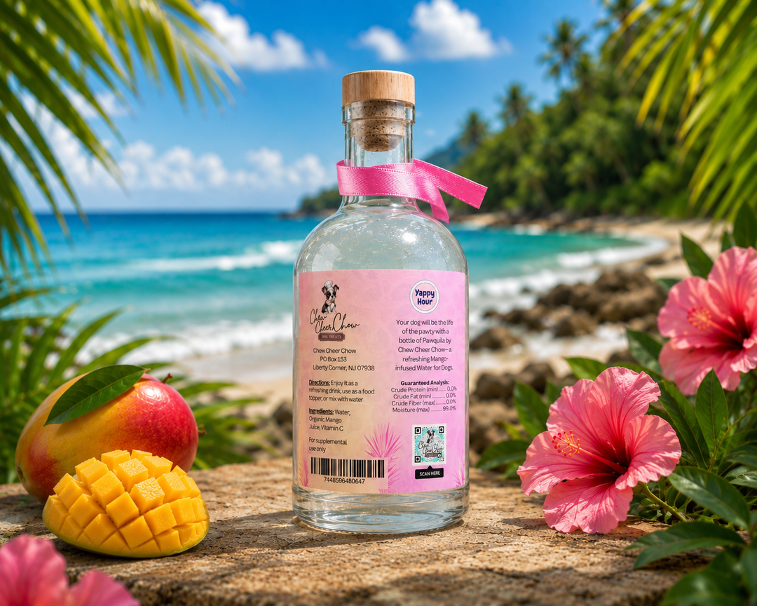 All-Natural Mango Infused Dog Beverage - Non-Alcohol