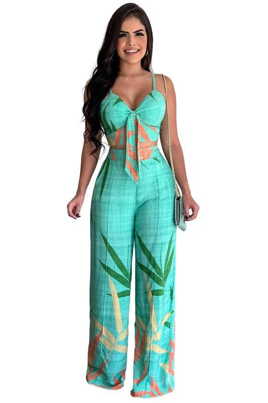 Sexy Summer Two Piece Pant and Top Set - Jessiz Boutique