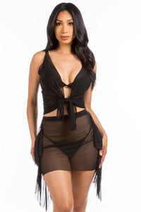 Sheer Two Piece Cover Up - Jessiz Boutique