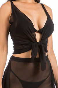 Sheer Two Piece Cover Up - Jessiz Boutique