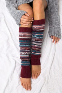 Short Fairisle Legwarmer - Jessiz Boutique