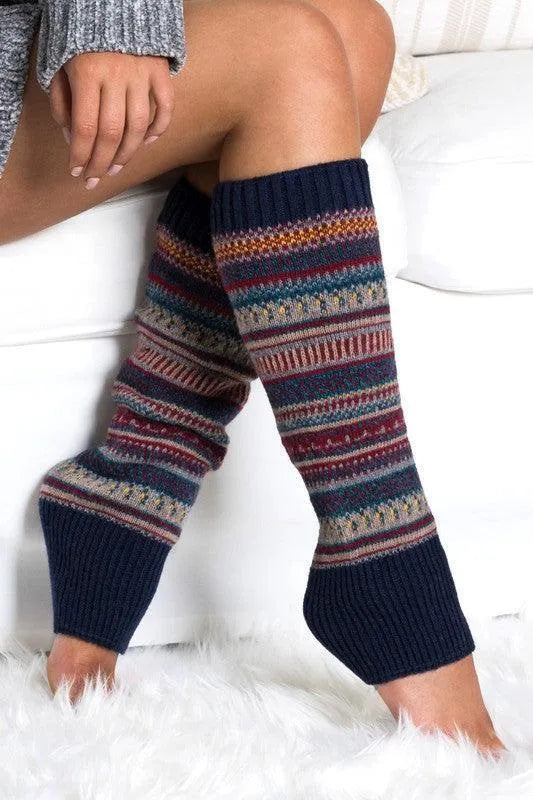 Short Fairisle Legwarmer - Jessiz Boutique