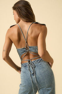 Side Slit Backless Jumpsuit - Jessiz Boutique