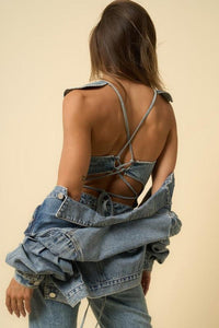 Side Slit Backless Jumpsuit - Jessiz Boutique