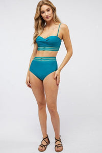 Solid Two Piece Swimsuit - Jessiz Boutique