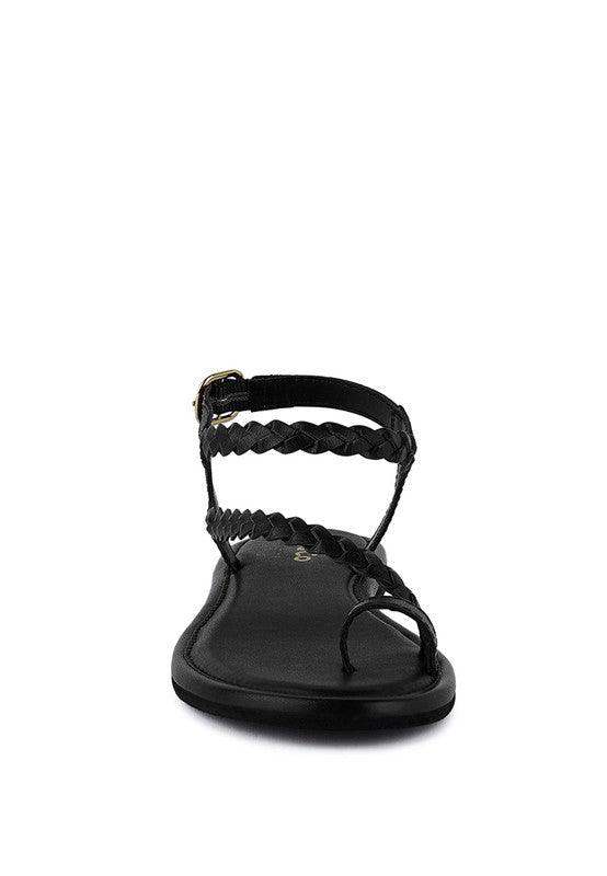 Stallone Braided Flat Sandals - Jessiz Boutique