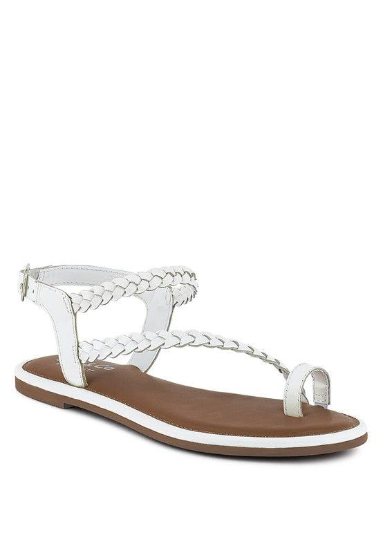 Stallone Braided Flat Sandals - Jessiz Boutique