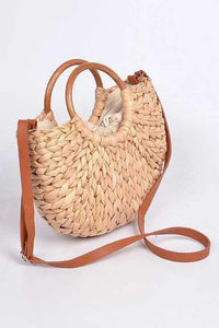 Straw Weaved Swing Clutch - Jessiz Boutique