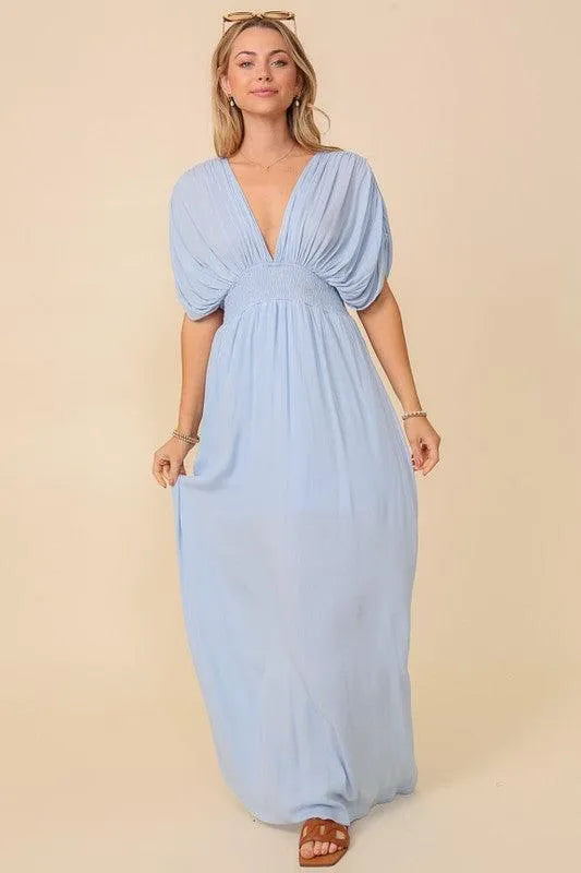 Summer Spring Vacation Maxi Sundress Lined - Jessiz Boutique