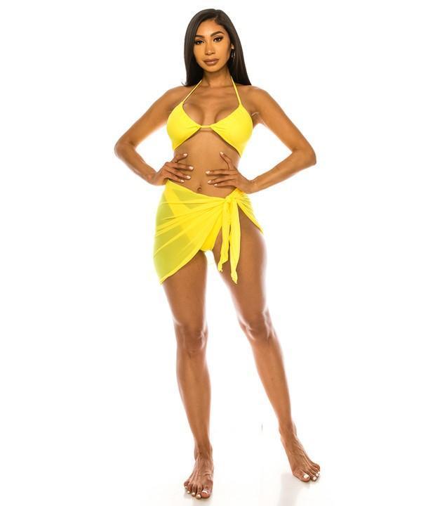 Three Piece Bikini Set - Jessiz Boutique