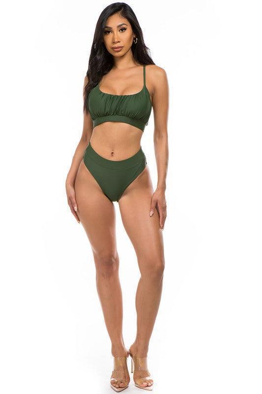 Two - Piece High Waisted Swimsuit - Jessiz Boutique