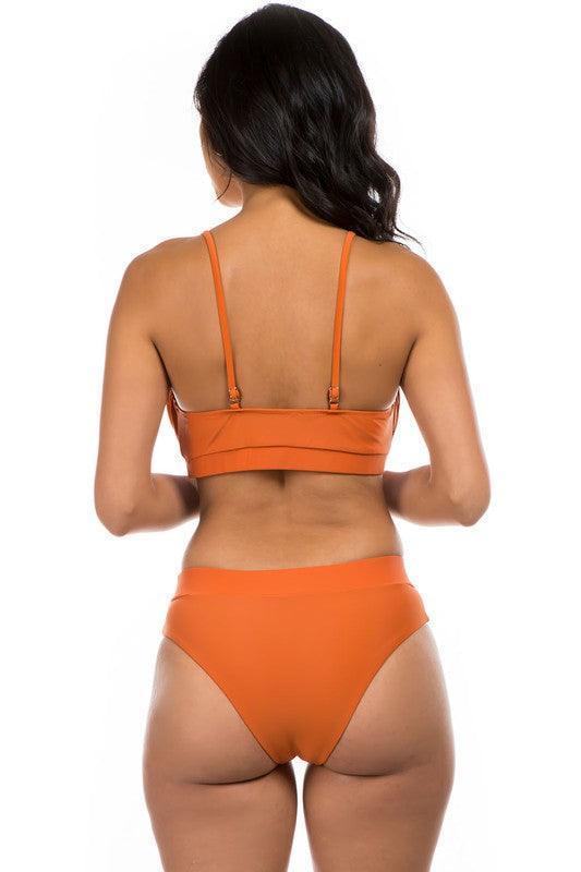 Two - Piece High Waisted Swimsuit - Jessiz Boutique