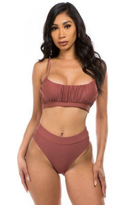 Two - Piece High Waisted Swimsuit - Jessiz Boutique