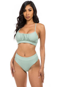 Two - Piece High Waisted Swimsuit - Jessiz Boutique