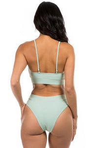 Two - Piece High Waisted Swimsuit - Jessiz Boutique