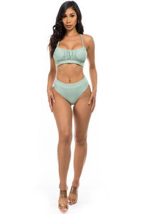 Two - Piece High Waisted Swimsuit - Jessiz Boutique