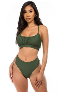 Two - Piece High Waisted Swimsuit - Jessiz Boutique