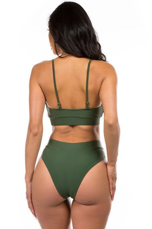 Two - Piece High Waisted Swimsuit - Jessiz Boutique