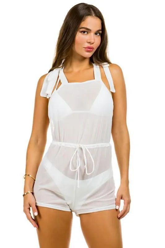 Two Piece Swimsuit with Jumpsuit Coverup - Jessiz Boutique