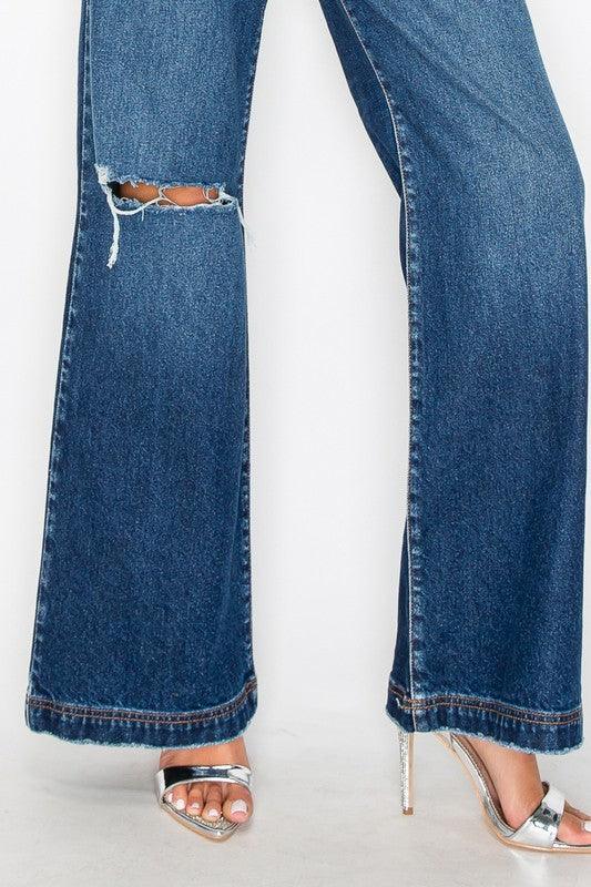 Ultra High Rise Relaxed Flare Jeans - Jessiz Boutique