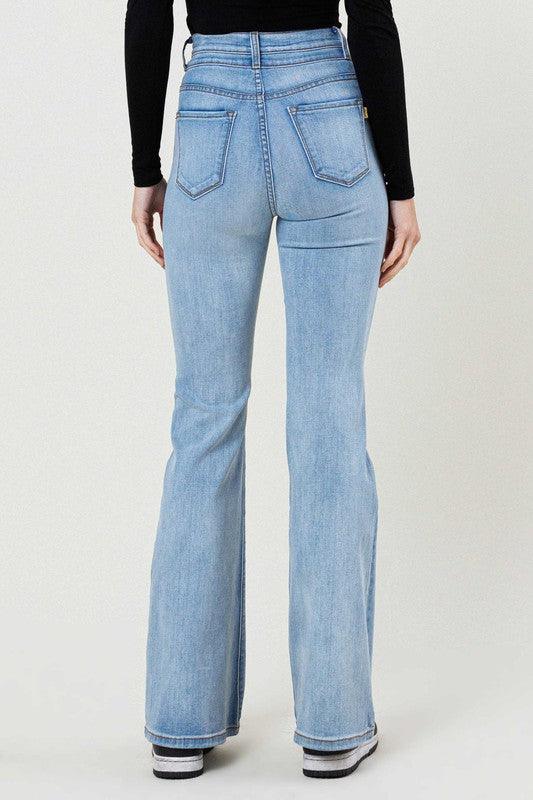 Vibrant M.i.U. High-Waisted Flare Jeans - Jessiz Boutique