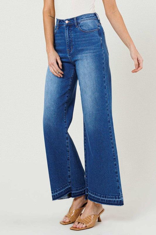 Vibrant M.i.U. High Waisted Wide Leg Jeans - Jessiz Boutique